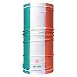 Irische Flagge Irlands Hals Schlauchtuch Schlauchschal Halstuch Bandana Biker Sturmhaube MOD Schal...