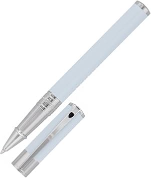 S.T. Dupont D-Initial Rollerball Pen Blue/Chrome