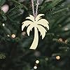 20pcs Palm Tree Wood DIY Crafts Cutouts Wooden Coconut Palm Tree Shaped Hanging Ornaments Wood Tags for DIY Projects Hawaii Holiday Party Decorations #5