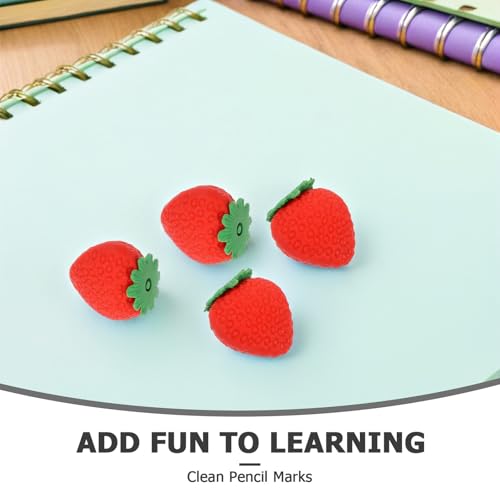 Gommes miniatures fraise multifonctions au format de poche pratique - 5
