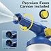 5-in-1 Pressure Washer Gun with Foam Cannon, Built-in 5 Spray Nozzles, M22-14 & M22-15 Adapters, 3/8