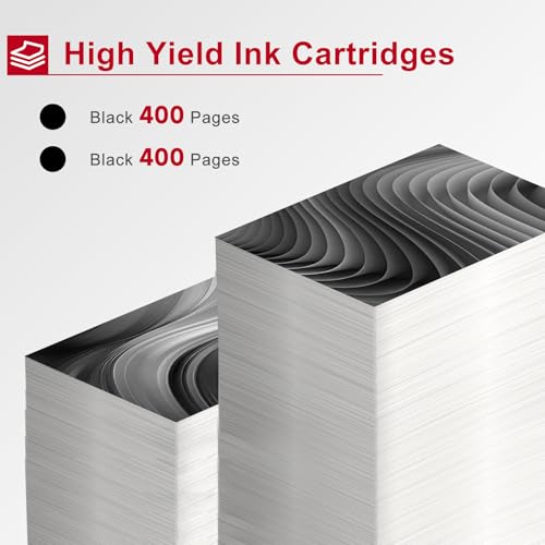 Image of Skyink 243xl Ink Cartridge Compatible Replacement for Canon Ink 243 XL PG-243 245 XL for TR4520 MG2522 TR4522 TS3320 TS3120 TS202 MX492 MG2922 MG3020 Printer (2 Black Pack)