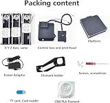 Mini 3D Printer,WOTAO 3D Printer Mini Desktop Printing Machine for Kids 100x100x100mm Print Size Removable Platform...