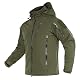 Jagdjacke Herren Tacvasen Softshell Übergangsjacke für Outdoor-Aktivitäten