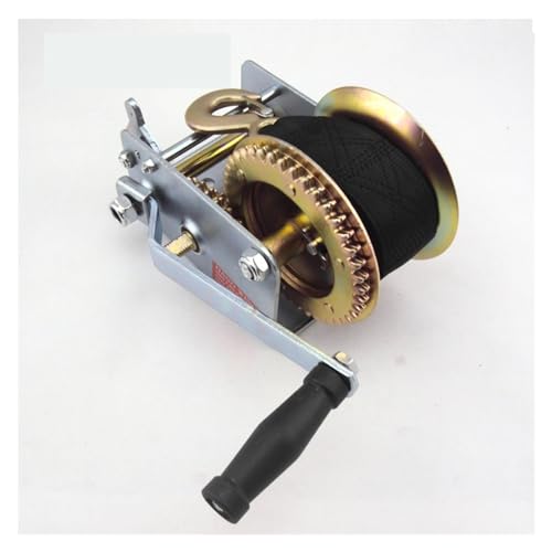 Treuil manuel anti-corrosion 2000LBS sangle extra longue 8m manipulation fluide - 3