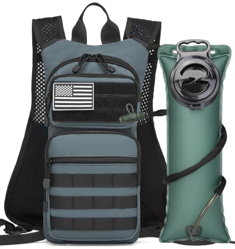 ATBP Insulated Hydration Pack Hiking Water Backpack Running Vest with 3L TPU Bladder Bag for Marathon Cycling Men