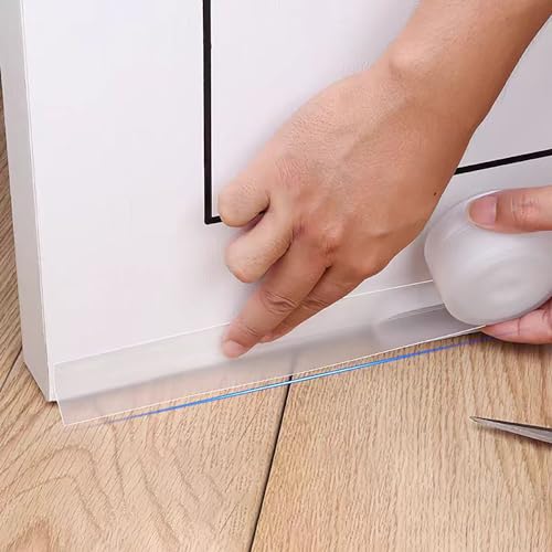No Residue 32.8FT Door Weather Stripping Door Seal Strip, Silicone Sealing Sticker Sealing Tape for Door Draft Stopper Self Adhesive for Doors, Window