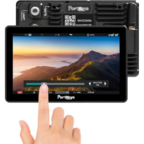 Image of Portkeys BM5IV WR 5.5 inch 2000nit Camera Field Monitor Control for V-Raptor /X, ARR1 MINI /ALEXA LF, FX3 /6 /9 /30 /ZV-E10 /A1 /A9II /A7SIII /A7CII /A7MIV /A7RV /ILX-LR1 /FS5 /FS7, BS1H /BGH1 /G9 /GH6, R5 /6 /7 /8, Z8 /9, etc