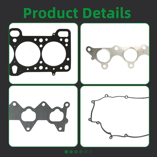 Image of 22311-26101 Cylinder Head Gasket Set with Head Bolt Kit, for Hyundai Accent 1.6L DOHC 16v 06-11, for Kia Rio 1.6L DOHC 16v 06-11#OE ES71023 HS26224PT-1, HS26224PT-2, 22211-26600, 22212-26050