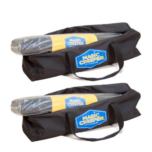 Magic Creeper Double Set | Patented 60″ × 29″ All-Terrain Automotive Creeper, Zero-Ground Clearance, Oil & Water Resistant, with Carrying Case.