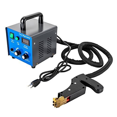 Tire Grooving Machine 110v 450w Tire Grooving Tool, Truck Rubber Tire Grooving Tool Set (With 20 Blades)