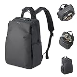 ハクバ HAKUBA カメラバッグ プラスシェル ストリーム バックパック14 AZ ブラック 14L 軽量 撥水 インナーケースタイプ 14インチPC収納可能 AMZSP-STBP14BK 4977187005868