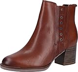 Weicher Gehcomfort Tamaris 1-1-25000-23 Damen Stiefelette Cognac, EU 39