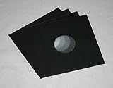 gefüttert 100 Stück LP Schallplatten Innenhüllen schwarz gefüttert 80 gramm Vinyl LP Maxi Single
