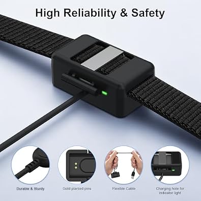 Nylon Loop Sport Replacement Bands+Charger Compatible with Hume Band