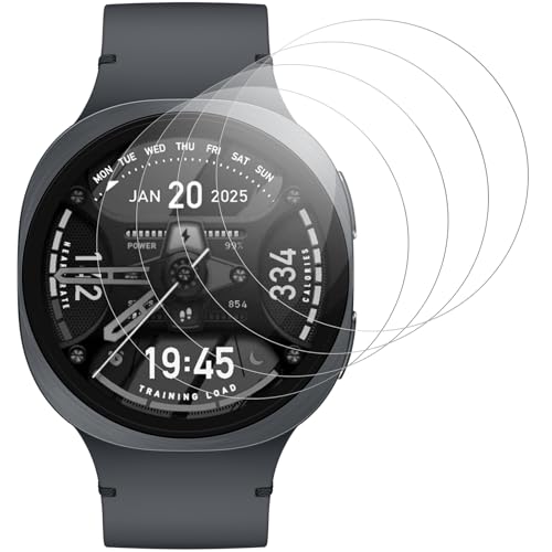 Panzer Schutz Glas für Samsung Galaxy Watch 8 44mm, HD Panzer Schutzfolie, Runde Kante Displayschutz, Touch Sensitive, B...