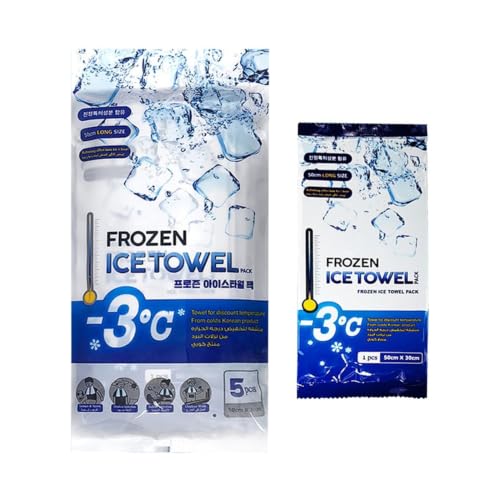 Cooling Body Wipes Portable Outdoor Ice Wet Pads | Cooling Face Wipes for Camping Gym Shower Sports Golf Outdoor Travel Toilet