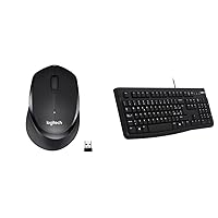 Logitech M330 SILENT PLUS Mouse Wireless, 2,4 GHz con Ricevitore USB Nano