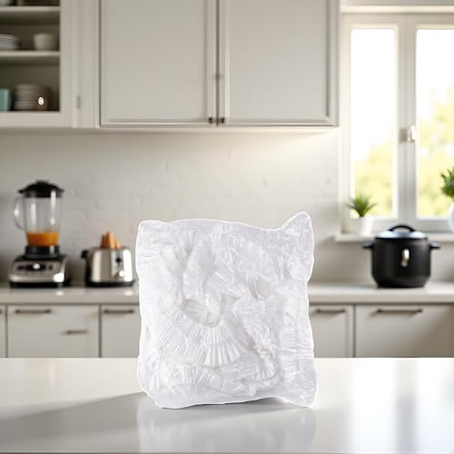 10Pcs White Thickened Disposable Dust Cover,Clear Kitchen Appliance Covers,for Toaster Oven Blender Instant Pot Kitchen Tool,Elastic Household Kitchen Appliance Universal Dustproof Protective Cover