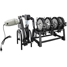 110V Butt Fusion Welding Machine for PE PPR PB PVDF, 4 Clamps Tube Fusion Welder Machine 2.48"- 6.3 Hand-push Type Pipe Hot Melt Machine