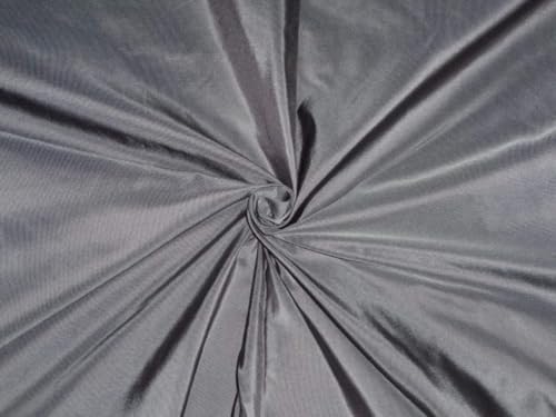 Soie Dupioni pure tissu gris bleu pour robe de soirée et rideaux
