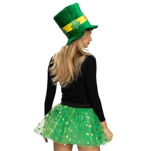 image for Seasons Green Leprechaun Top Hat, St. Patrick's Day Costume Accessory 