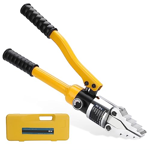 faruijie Integral Hydraulic Flange Spreader,8T Portable Manual Flange Splitter Alloy Steel Pliers Max Spread 1-3/16