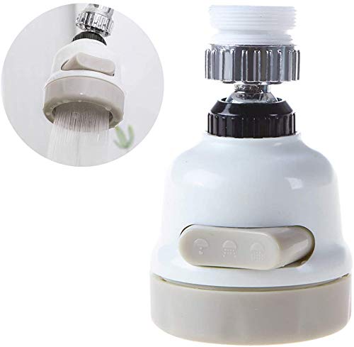 キッチンシャワー 蛇口泡沫器 首振り 節水 3 段階モード 切り替えが簡単 コンパクト 水跳防止 漏水防止 きれいな食べ物と道具,360度回転, 台所節水蛇口(7cm)