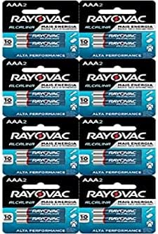 PILHA ALCALINA AAA CARTELA C/16 20958, Rayovac