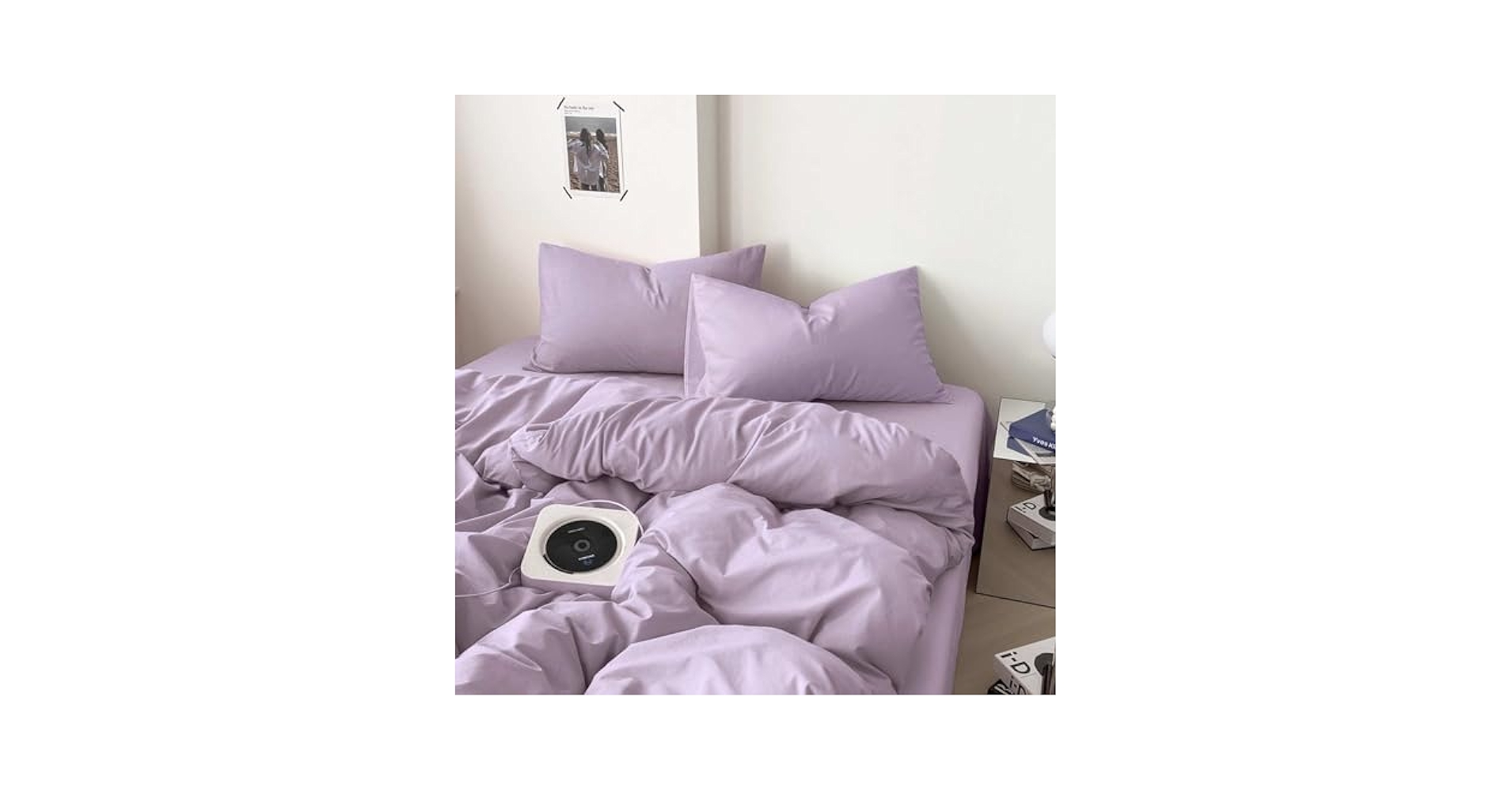 Amazon.com: KimLuxz Lavender Duvet Cover Full Size 3 Pieces
