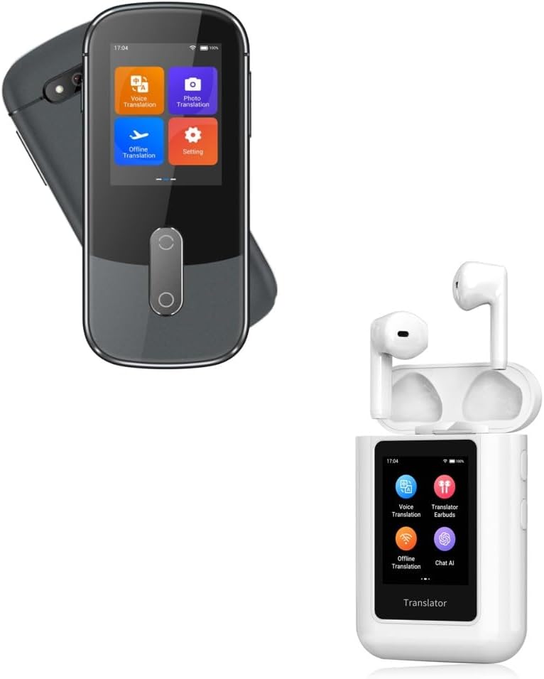 ANFIER W09 Handheld Translator + A8 AI Translator Device User Manual