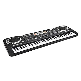 Clavier Piano, 61 Touches Électriques Numériques Clavier Piano Instruments De Musique Enfants Jouet avec Microphone… - Les Beatles, Paul McCartney, John Lennon, RIngo Starr, George Harrison