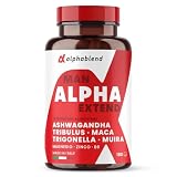Alpha Extend - Ashwagandha, Tribulus, Maca, Muira Puama - 180 compresse