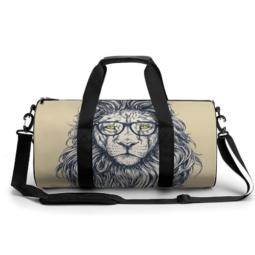 Sac de sport gym Lunettes De Lion duffel bag de randonnée voyage