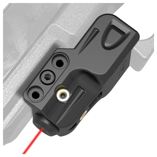 Gmconn Mini Tactical Laser Sights Ultra Low Profile Laser Gun Sight for Pistols, Fit Picatinny Rail, USB Rechargeable, Lightweight (Red Laser)
