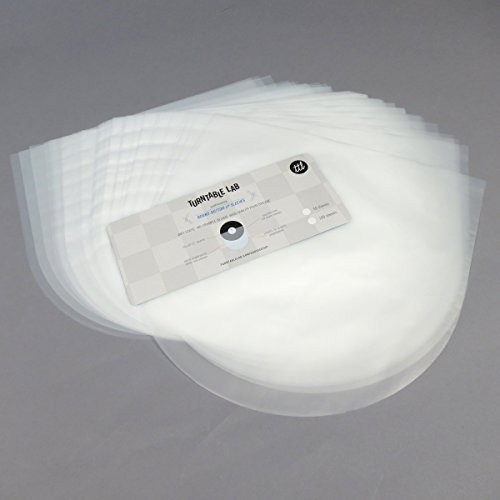 Turntable Lab: High Quality Round-Bottom Vinyl Record Lp Sleeves (50 Pack) #TOP5