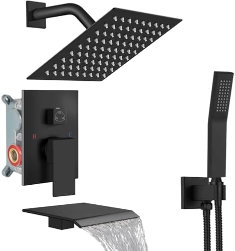 Midanya Shower System with Tub Spout,Bathtub Shower Faucet Set wi...