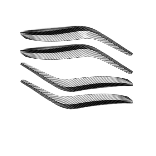 Poignée intérieure de porte pour BMW X1 E84 lot de 4 pièces finition carbone
