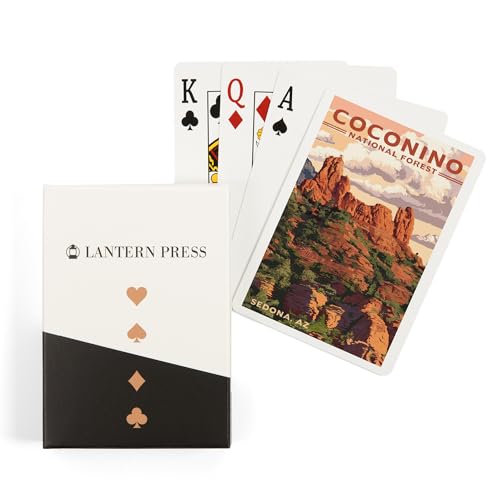 Lantern Press Naipes Poker Coconino Forest Snoopy Rock 52