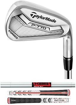 TaylorMade P770 Irons, Steel KBS Tour FLT 120 Stiff Flex