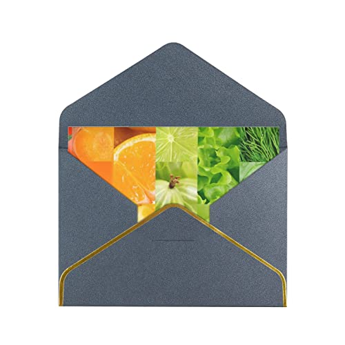 XqmarT Imágenes de costura de alimentos, impresión de tarjetas de cumpleaños, tarjetas en blanco, tarjetas de felicitación con sobres, tarjeta de agradecimiento para todas las ocasiones