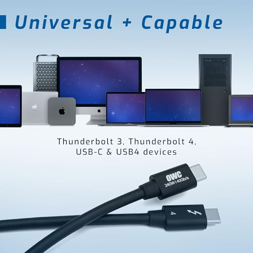 Owc CBLTB4C0.7M 28-Inch Thunderbolt 4 And Usb-C Cable thumb #1