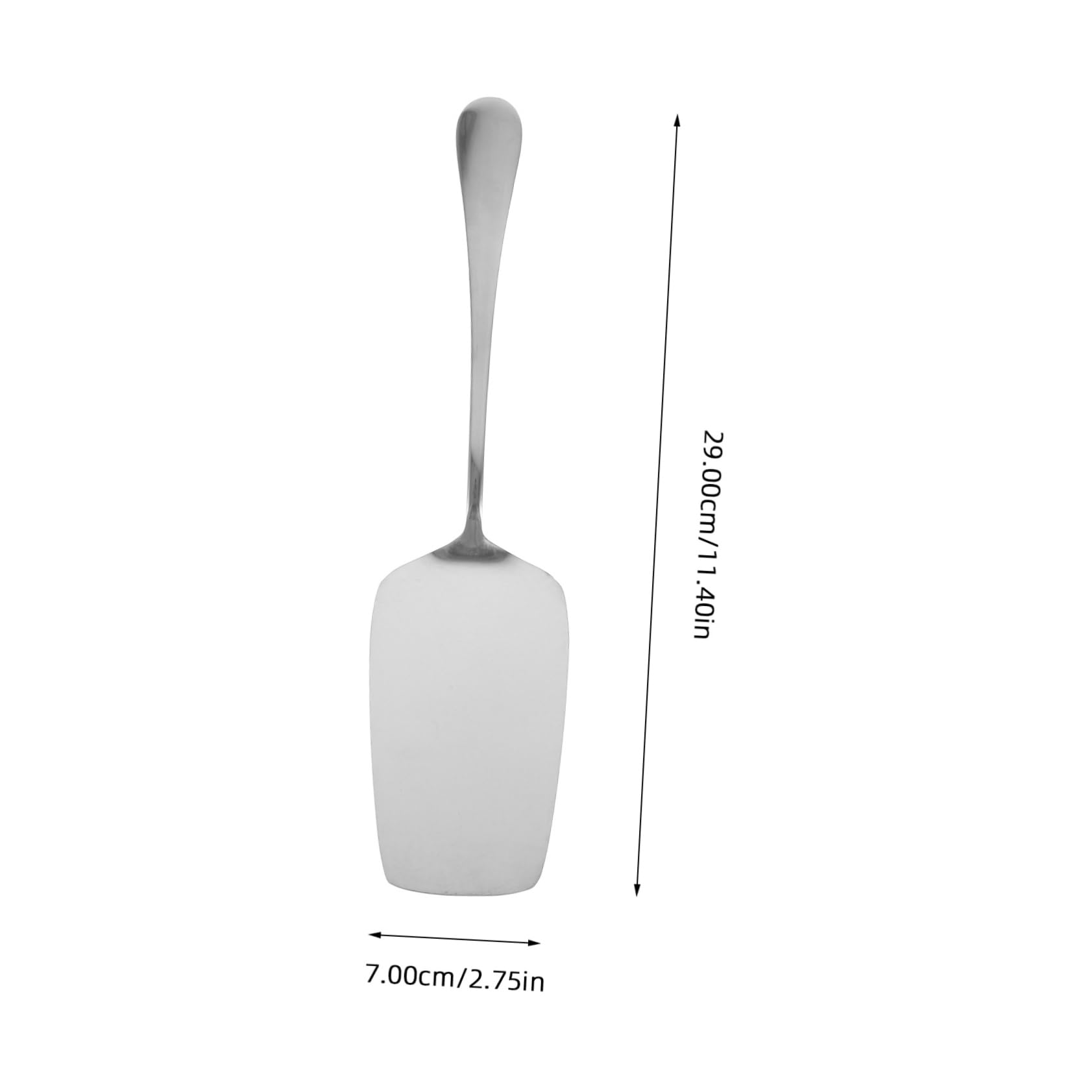 OSOLADY Stainless Steel Cake Spatula Birthday Cake Server Cake Cutting Utensils Pie Spatula Cutter Pie Cutter Pastry Spatula Cake Shovel Cake Cutter Fried Shovel Pizza Spatula Cakes Silver