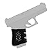 GoZier Tactical Glock Grip Sleeve ✮ The Ultimate Silicone Rubber Sleeve ✮ Fits Glock 17/19 / 20/21 / 22/23 / 31/32 / 37/38 ✮ (Black)