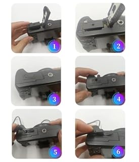 Kimaru ACK-E12 AC Power Adapter DR-E12 DC Coupler LP-E12 Dummy Battery Kit for Canon EOS M10, M50, M50 Mark ii, M100, M200, EOS M M2,Kiss M M2 Cameras.