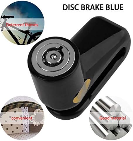 Tatoonly Anti Theft Disk Disc Brake Rotor Lock For Scooter Bike Bicycle Motorcycle Safety Lock Cycling Security Disc Brake Wheel Lock*Black