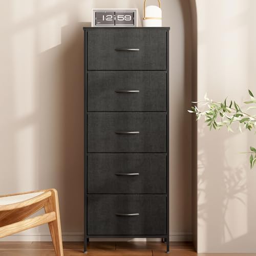 AODK Dresser for Bedroom with 5 Storage Drawers, 48" Tall Dresser...
