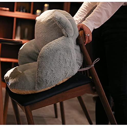 Fxaelian Seat Cushion Chair Pads Waist Pillow Back Cushion Décor Cute Cartoon Plush Thickened For Chair Car Home Office Patio Elephant #TOP1