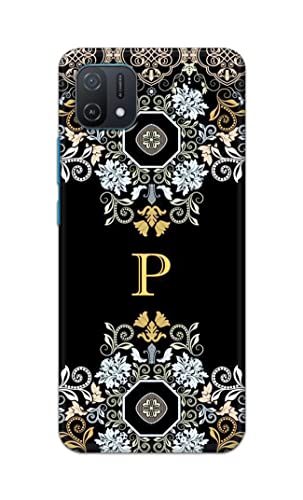Image of Printed Hard Back Cover Case for Oppo A16K Back Cover (Alphabet P) -1803