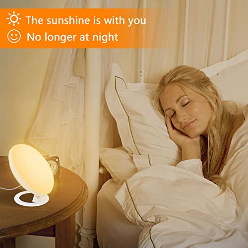 Vamelous Light Therapy Lamp, Uv-Free 10000-30000 Lux Daylight Lamp Led Therapy Light, 3 Color Temperature Sun Lamps, 10 Adjustable Brightness Levels, 75°Rotatable Stand For Rainy Season #TOP3